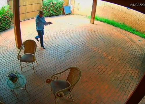 Vídeo do momento do crime cometido por Bernal. (Reprodução)