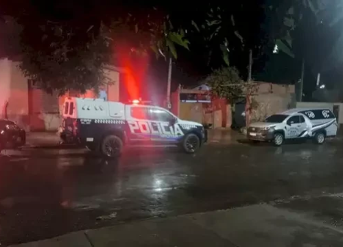 Local onde aconteceu o ataque no início da noite de ontem (Foto: Vale do Ivinhema)