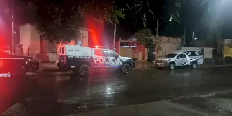 Local onde aconteceu o ataque no início da noite de ontem (Foto: Vale do Ivinhema)
