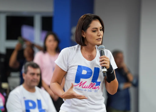 Michelle Bolsonaro. (Foto: Evento Mulheres Extraordinárias)