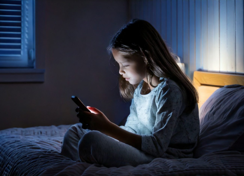 A violência digital contra crianças e adolescentes é uma realidade que exige atenção de toda a sociedade. (Imagem gerada por IA)