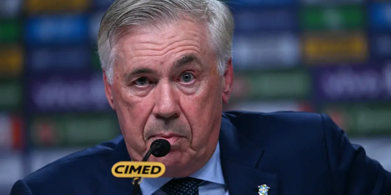 imagem cameraCarlo Ancelotti diz que tem boas opções e, por isso, critério físico também pesa