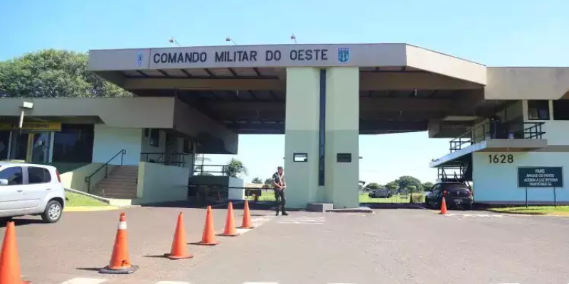 Sede do Comando Militar do Oeste, em Campo Grande. (Foto: Arquivo/Campo Grande News)