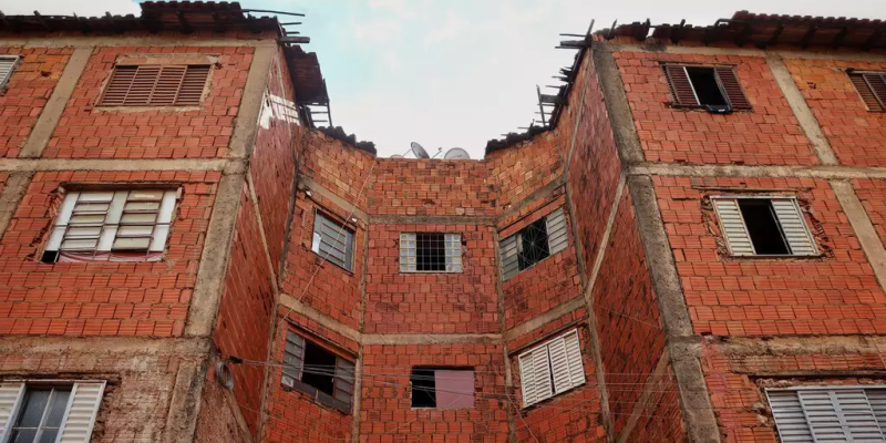 Fachada do prédio chamado de Novo Carandiru (Foto: Osmar Veiga)