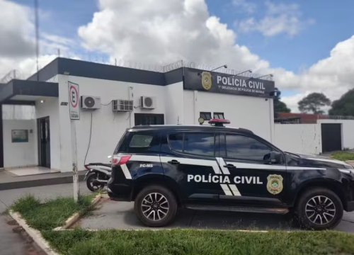 Delegacia de Polícia Civil de Naviraí (MS). — Foto: PCMS