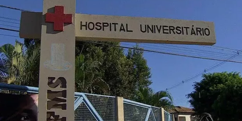 Hospital Universitário é um dos três mais importantes de Campo Grande (Foto: Reprodução/TV Morena)