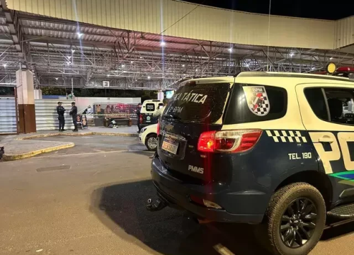 Polícia Militar atendeu a ocorrência na rodoviária de Três Lagoas (Foto: 24h News MS)