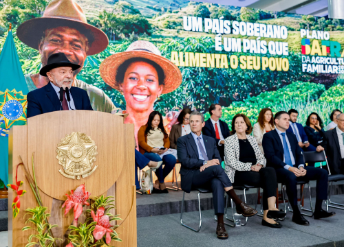 Lançamento do Plano Safra da Agricultura Familiar, no Palácio do Planalto - Imagem -  Ricardo Stuckert