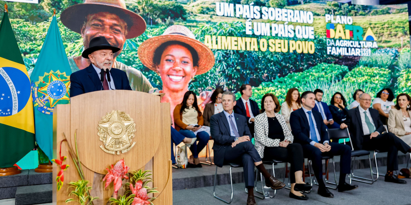 Lançamento do Plano Safra da Agricultura Familiar, no Palácio do Planalto - Imagem -  Ricardo Stuckert