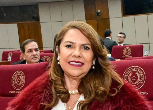 A senadora paraguaia Celeste Amarilla. Foto: Reprodução/Instagram