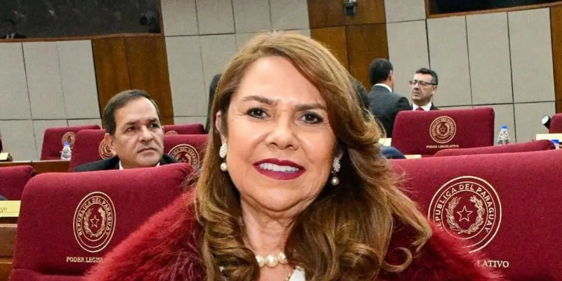 A senadora paraguaia Celeste Amarilla. Foto: Reprodução/Instagram