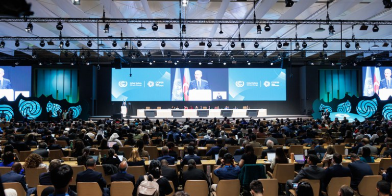 Sessão de abertura da COP 29