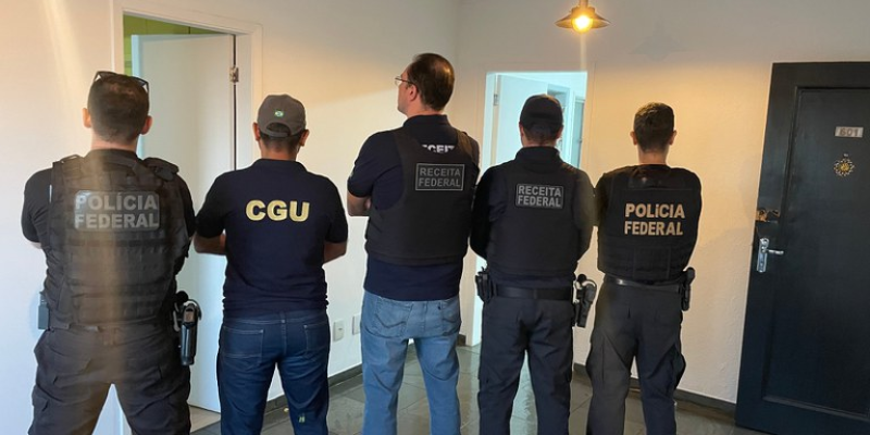 Ação conjunta com a CGU e a Receita Federal apura desvio de recursos federais em contratos