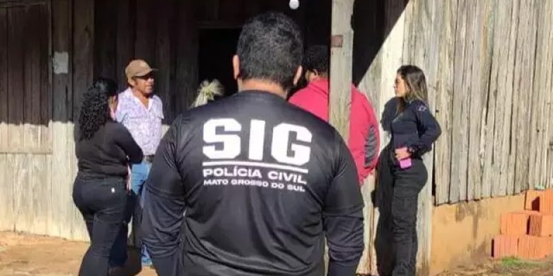 Aldeia onde mãe e bebê foram resgatadas. (Foto: Divulgação/Polícia Civil)