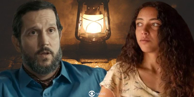 Egídio (Vladimir Brichta) e Joana (Alice Carvalho) em Renascer - Foto: Reprodução / Globo