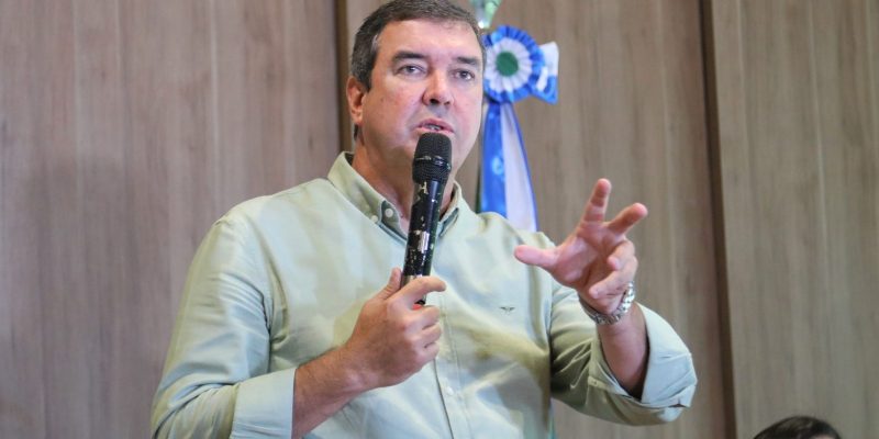 Governador Eduardo Riedel fala sobre novos secretários (Foto: Saul Schramm)
