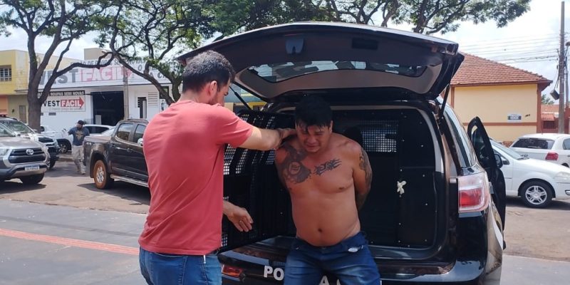 Jonemar Ramos Machado, autor de feminicídio na Aldeia Jaguapiru (Foto: Leandro Holsbach)