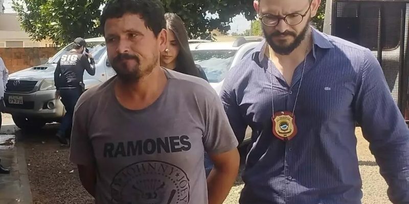 Vanderson dos Santos Carneiro, autor confesso do 5º feminicídio deste ano em MS (Foto: Leandro Holsbach)