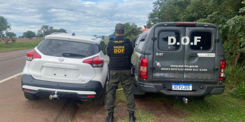 Veículo recuperado pelo DOF (Foto: DOF/Assessoria)