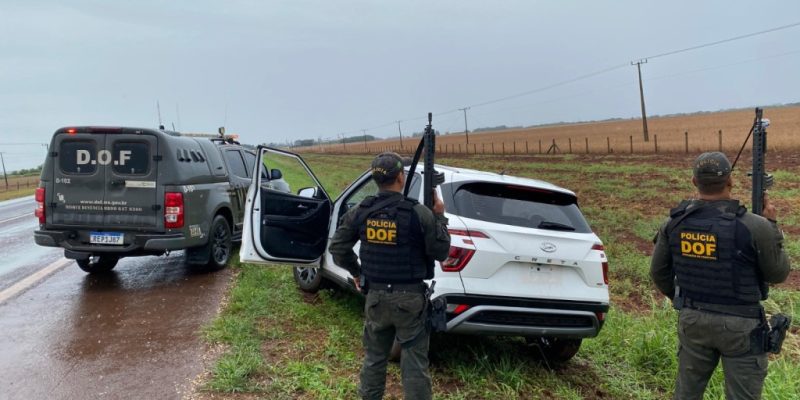Veículo recuperado pelo DOF (Foto: Assessoria/Divulgação)
