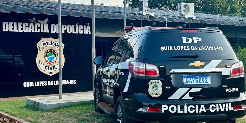 O investigado foi preso e encaminhado à sede da Polícia Penal em Jardim/MS