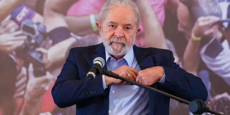 Ex-presidente Lula durante discurso
Foto: Marcelo D. Sants