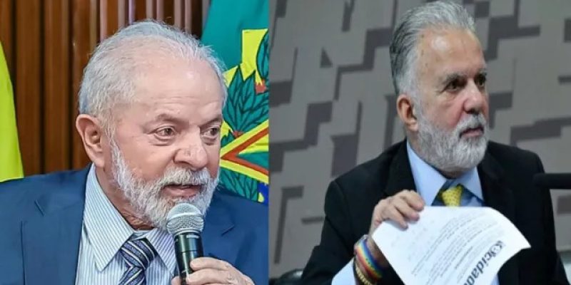 Lula e o embaixador do Brasil em Israel, Frederico Meyer | Foto: Ricardo Stuckert/Geraldo Magela