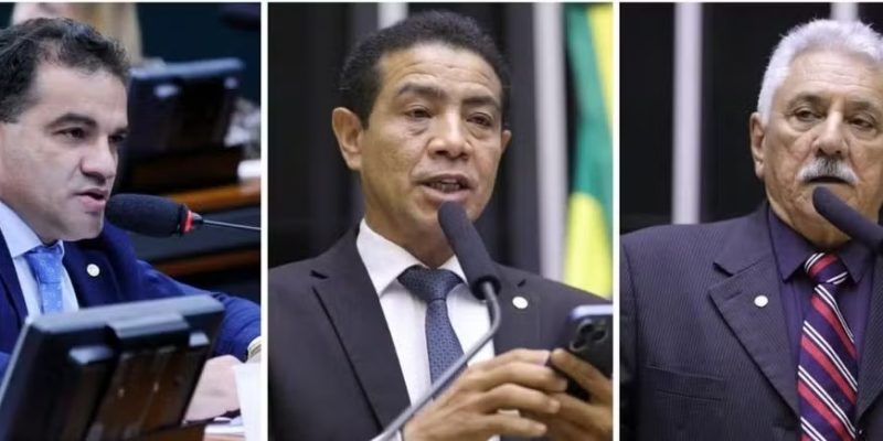 Os deputados federais do PL Josimar Maranhãozinho (MA), Pastor Gil (MA) e Bosco Costa (SE) denunciados pela PGR