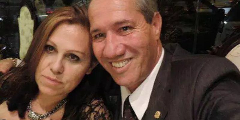 Givaldo e Zuleide, casal bastante conhecido em eventos sociais de Dourados (Foto: Reprodução)
