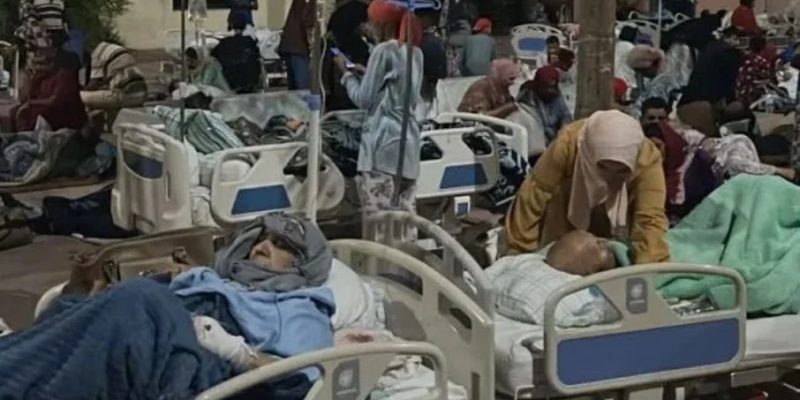 Hospitais enfrentam dificuldades para lidar com os feridos - Foto: Reprodução Twitter