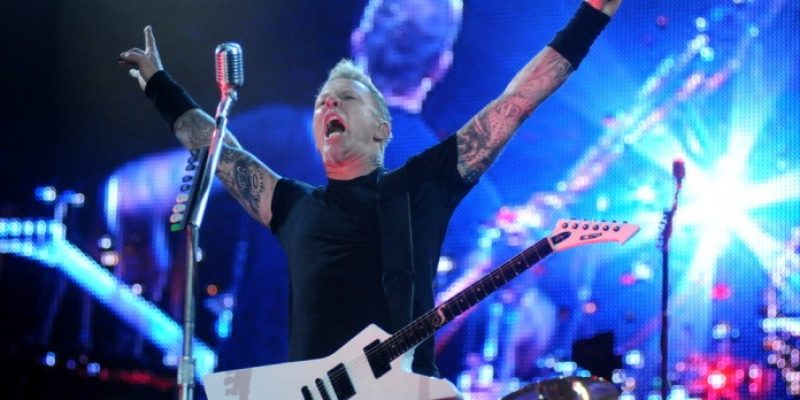 Foto de James Hetfield via Shutterstock