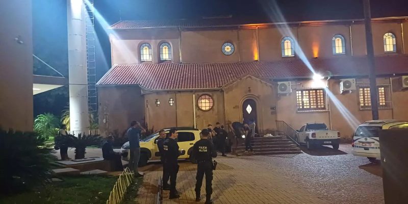 Local onde a vítima caiu e veio a óbito (Midiamax)