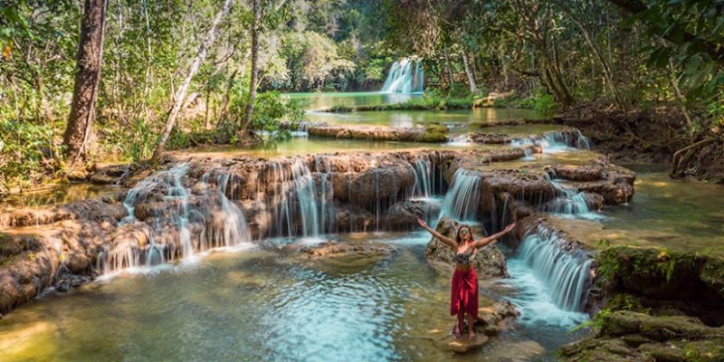 A Estância Mimosa é uma fazenda em meio à natureza e tem o maior circuito de cachoeiras da região - Bonitoway