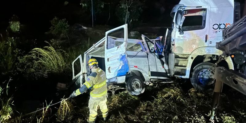 Acidente deixou 9 mortos e 10 feridos
Foto: CBMMG/Divulgação