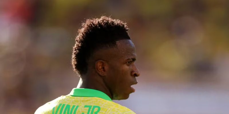 Vinicius Junior deixou a Copa América com dois gols e sem jogar o mata-mata — Foto: Ezra Shaw/AFP