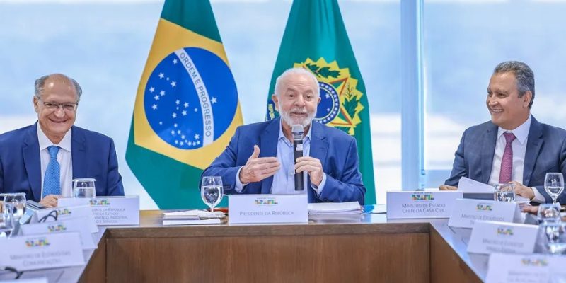 Presidente da República, Luiz Inácio Lula da Silva, durante, Reunião Ministerial — Foto: Ricardo Stuckert / PR