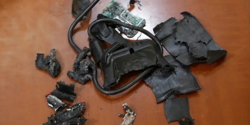Pagers que explodiram no Líbano • AFP/Getty Images