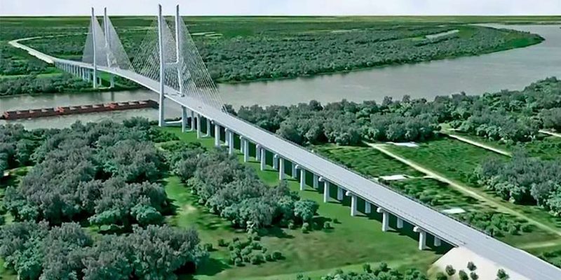 A ponte construída sobre o Rio Paraguai vai encurtar distância entre o Ocidente e os países asiáticos