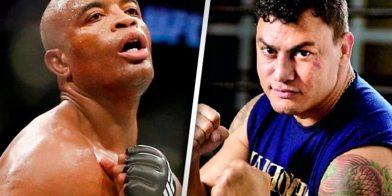 Anderson Silva e Popó Freitas (Imagem: Editoria de arte/Gávea News/Henrique Machado)