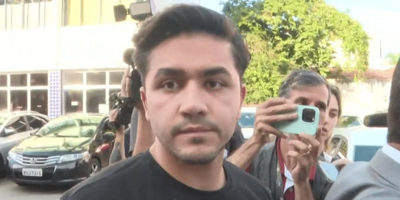 Fernando Sastre de Andrade Filho conduzia o Porsche que colidiu contra o carro da vítima em São Paulo
Imagem: Reprodução/TV Globo
