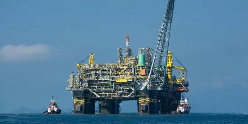 Plataforma de Petróleo em Santos, São Paulo • Foto: Divulgação/Petrobras