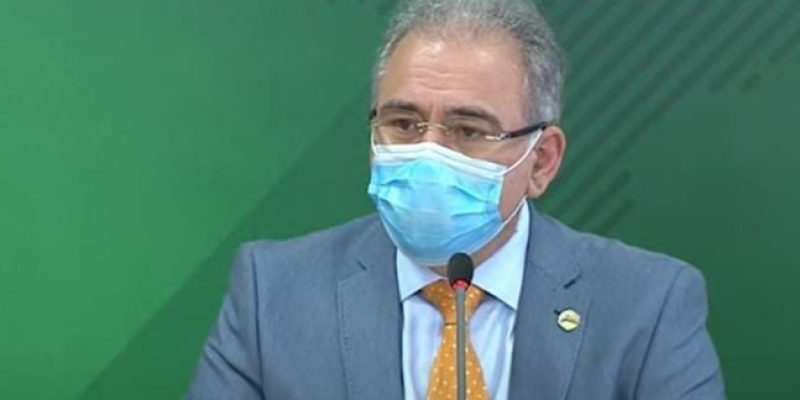 Ministro da Saúde, Marcelo Queiroga, concede entrevista coletiva para atualizar temas discutidos pelo Comitê de Enfrentamento da covid-19