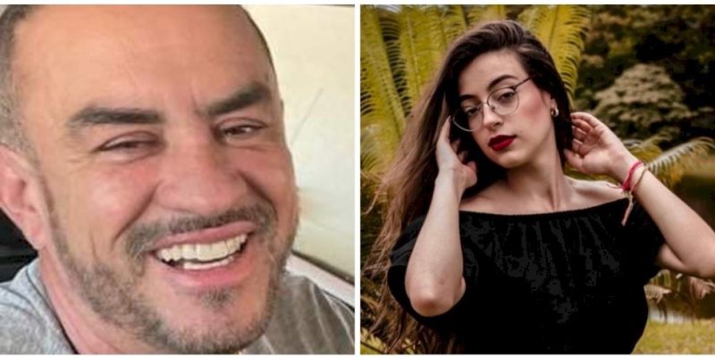 Aldo Medeiros de Andrade, 55 anos, e Anna Mel Calixto Santinatti, 18 anos