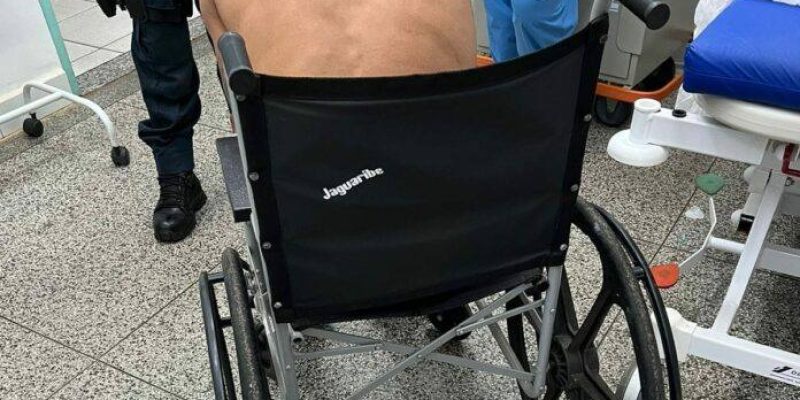 Homem foi baleado nas costas durante este domingo, 08 em Brasilândia. (Sandra Regina, Diário Notícias)