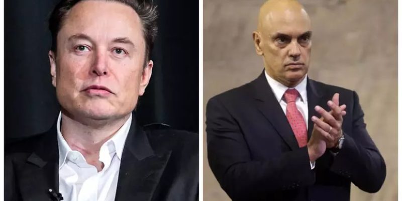 Elon Musk e Alexandre de Moraes
Foto: Trevor Cokley/Força Aérea dos EUA e Pedro Kirilos