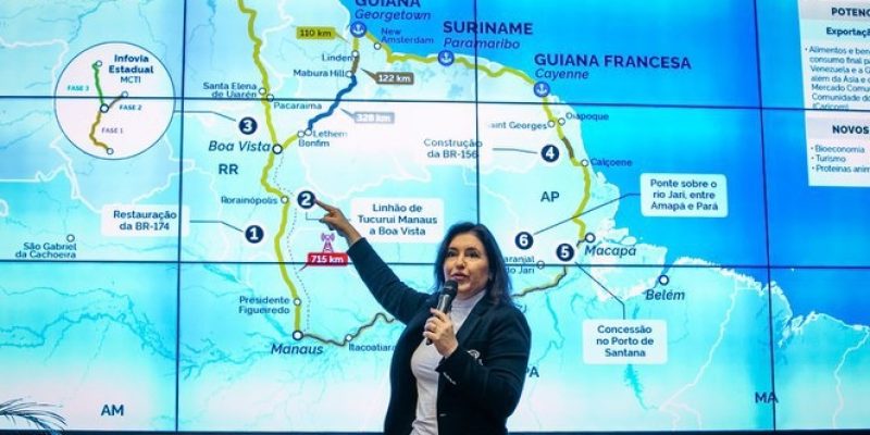 apresenta o projeto das 5 Rotas de Integração no 1º Fórum de Deputados/as Estaduais da Amazônia Legal