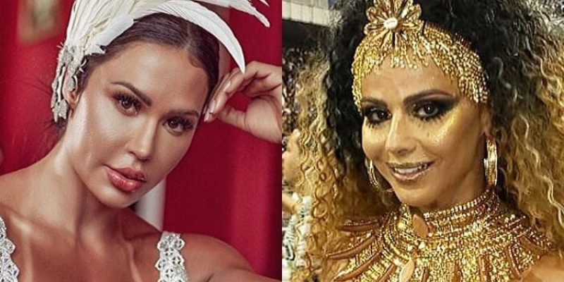 Gracyanne Barbosa e Viviane Araújo disputaram o amor de Belo (Foto: Reprodução)