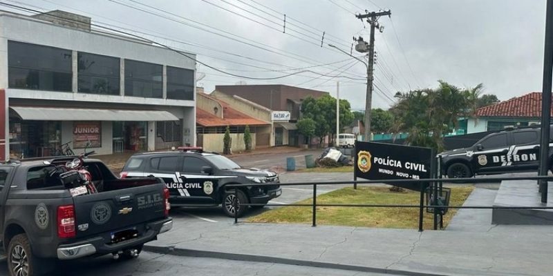 Delegacia de Polícia Civil de Mundo Novo (Foto: Polícia Civil)