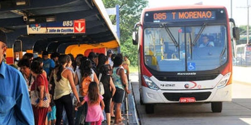 Ônibus no terminal Morenão  Imagem - Divulgação