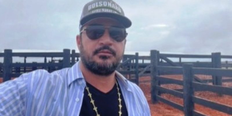 Hermógenes Aparecido Mendes Filho em uma de suas fazendas em Mato Grosso (Foto: Reprodução)